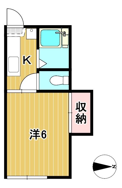 くがやコーポＢ 間取り
