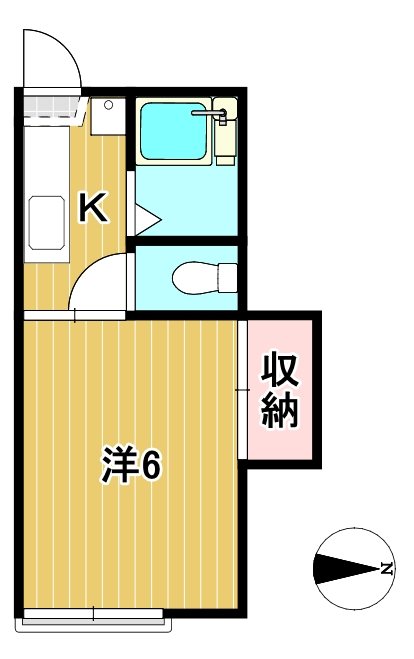 くがやコーポＢ 間取り