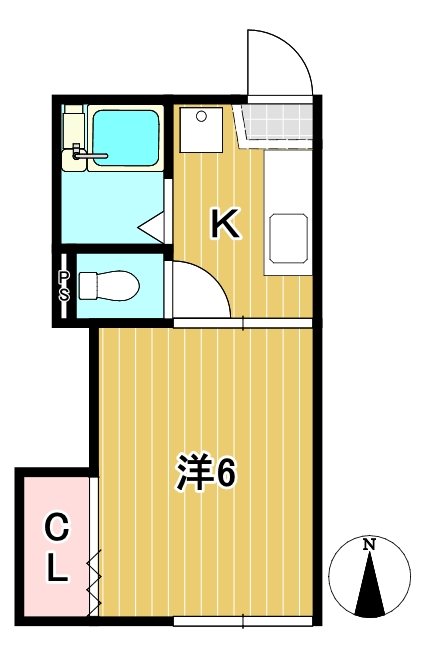 くがやコーポＥ 間取り
