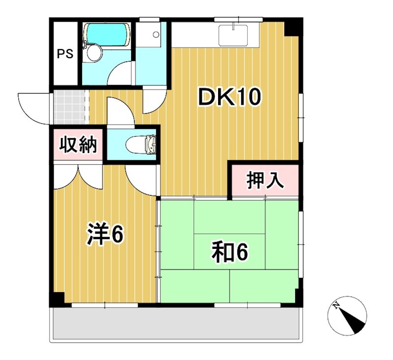 鮎川マンション 間取り