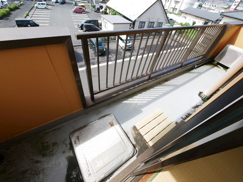 鮎川マンション ベランダ