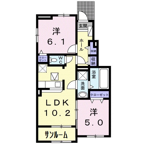 サンルタンⅡ 間取り