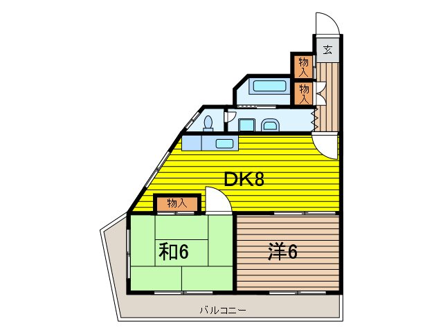ヴィラ高砂 間取り