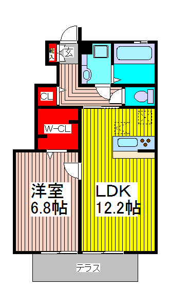 VIA MONTE NAPOLEONE 間取り