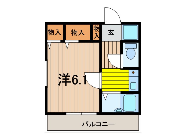 クローカスⅡ 間取り