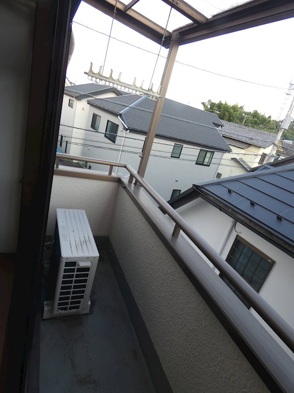 ハイツリバーサイド ベランダ