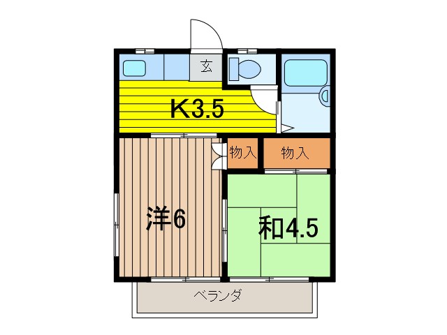カナディアンハイツヤマザキ 間取り