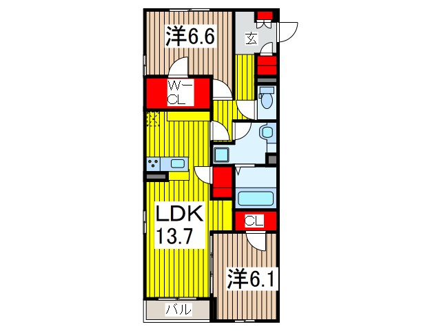 CAMELOTⅡ 間取り