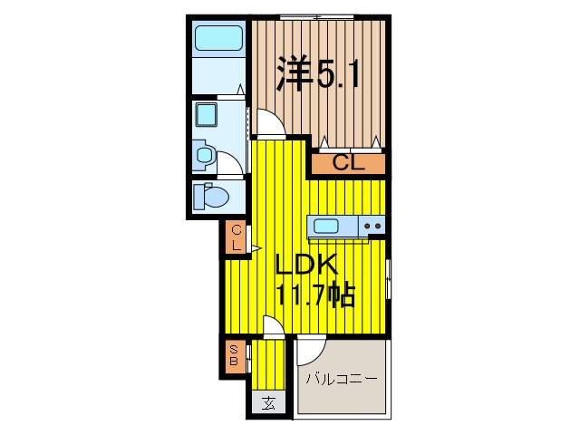 ヴァンベールⅠ 間取り