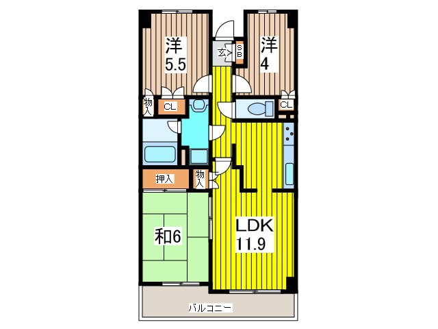 川口本町パークホームズ 間取り