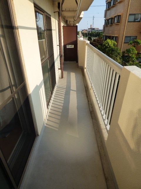 原田マンション ベランダ