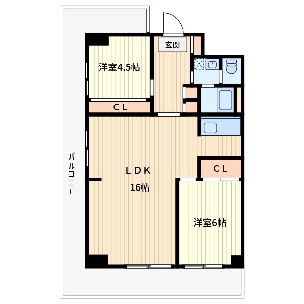 グリーンビューニュー川口 間取り