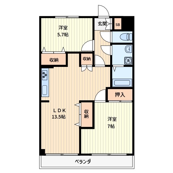 メゾンドワールドⅡ 間取り