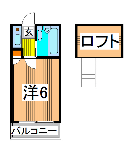 アミューズメント２１塚越 間取り