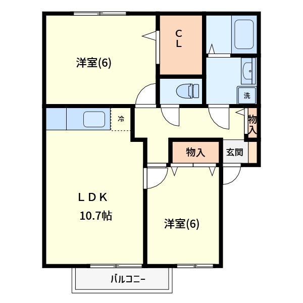 グリーンコート　弐番館 間取り