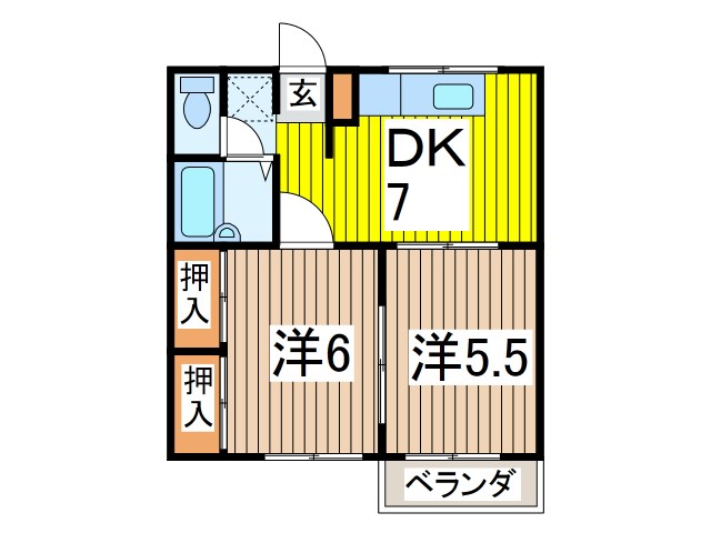 エステートピア峠 間取り