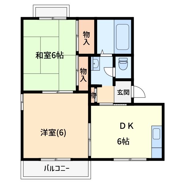 大川ハイツ 間取り