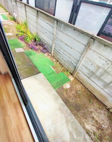 大川ハイツ ベランダ
