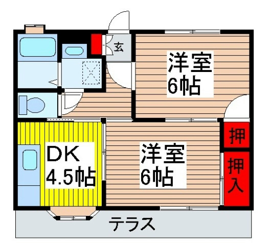 アバンサールプリモＢ 間取り