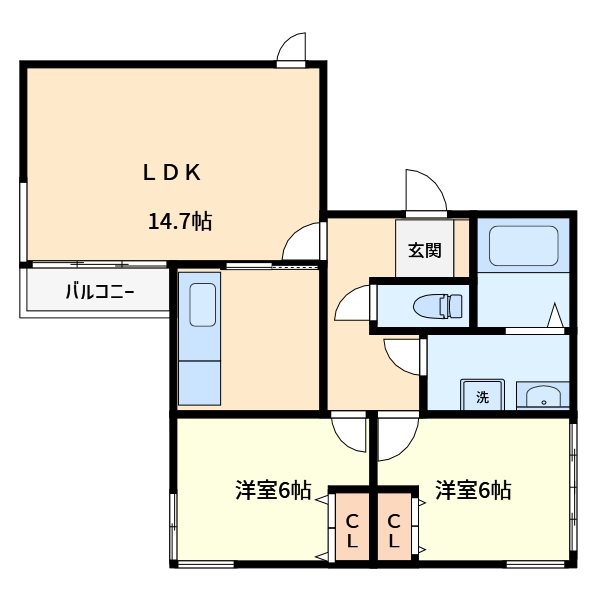 Ｋレスポアール 間取り