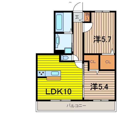 プレジオⅡ 間取り