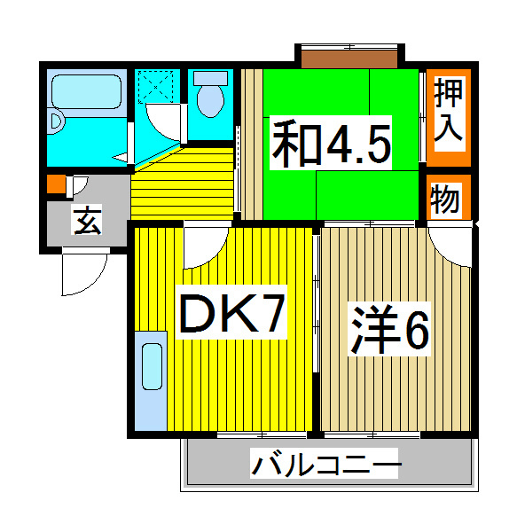 アーバンハイツＡ 間取り