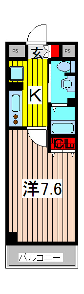 バージュアル浦和イースト 間取り