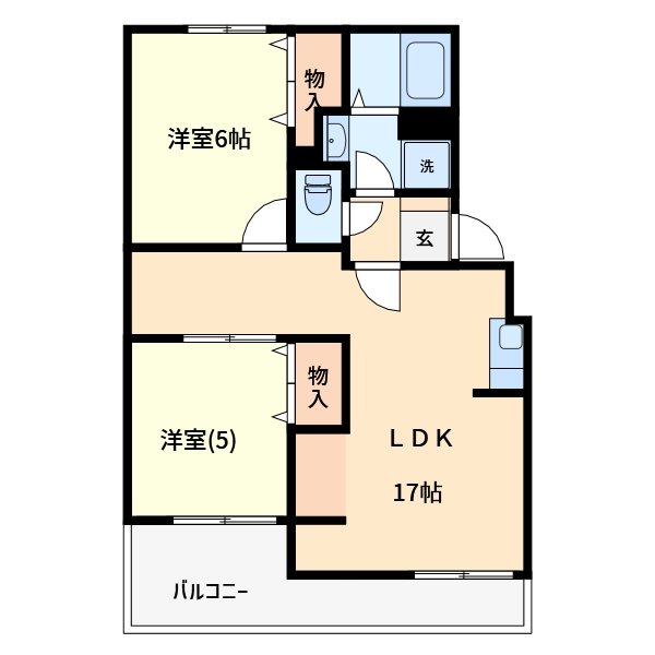 ヴァンベール富士美 間取り