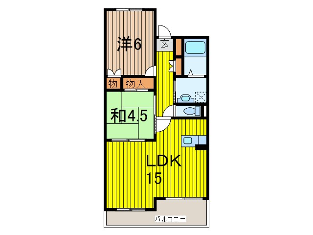 リヴィエール　Ⅰ 間取り