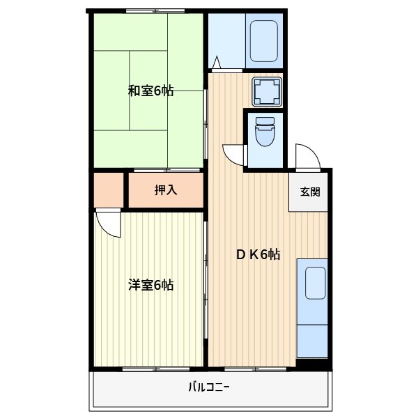 アーバンハイツB 間取り