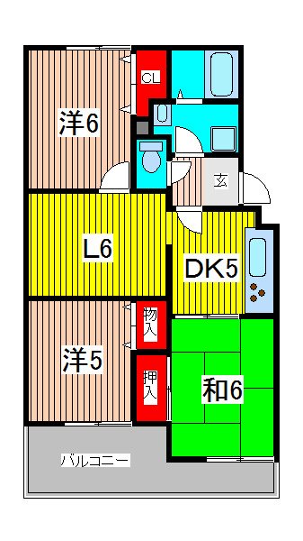 ヴァンベール富士美 間取り