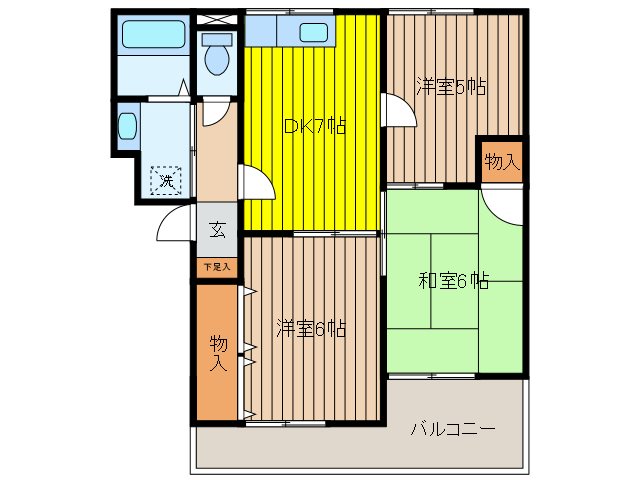 ヴァンベール南浦和 間取り