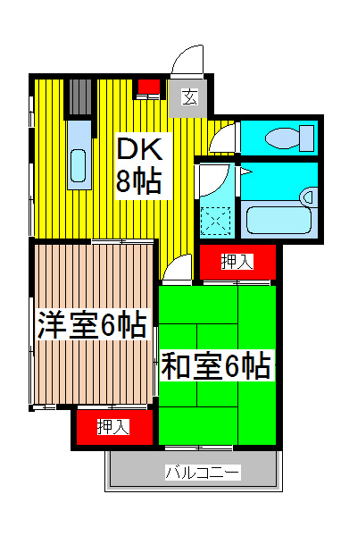 エクセレント松田 間取り
