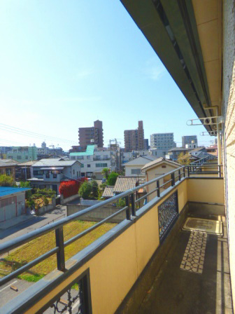 大野ハイツ ベランダ