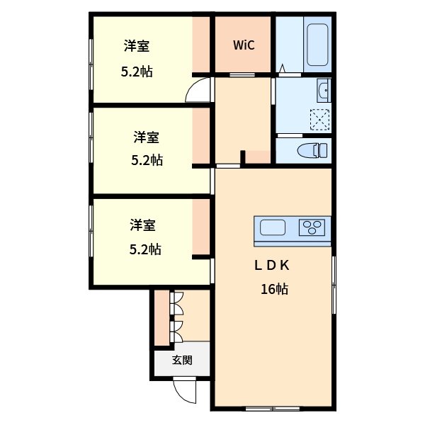 さいたま市浦和区木崎２丁目戸建　B棟  間取り