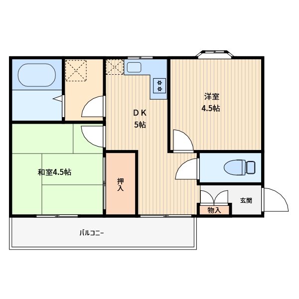 コーポ上木崎 間取り