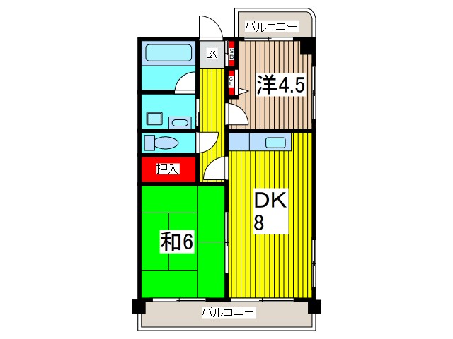 角ビル 間取り