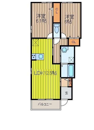 クレーデレ 間取り