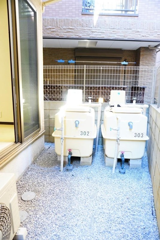 グラスハウス ベランダ