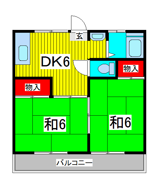 安藤ハイツ 間取り
