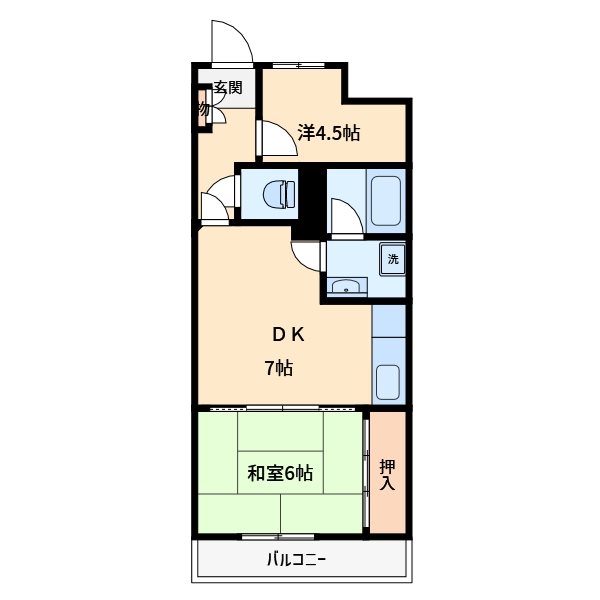 クレスト南浦和弐番館  間取り