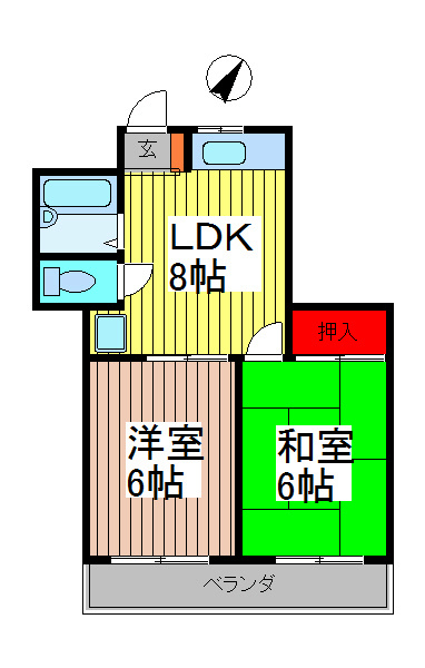 マンションシラヌイ 間取り
