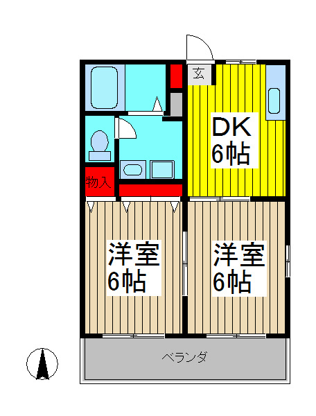 セピアコートⅡ 間取り