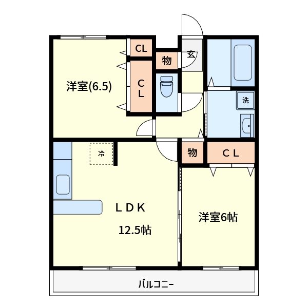 プリムローズⅠ 間取り