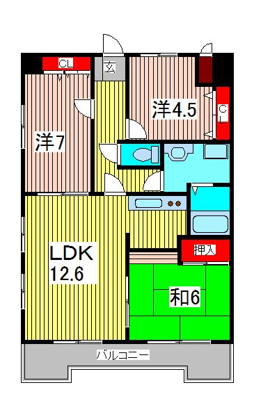 グランドールＵＮＳ 間取り