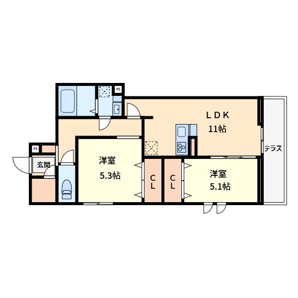 アリエッタⅡ 間取り