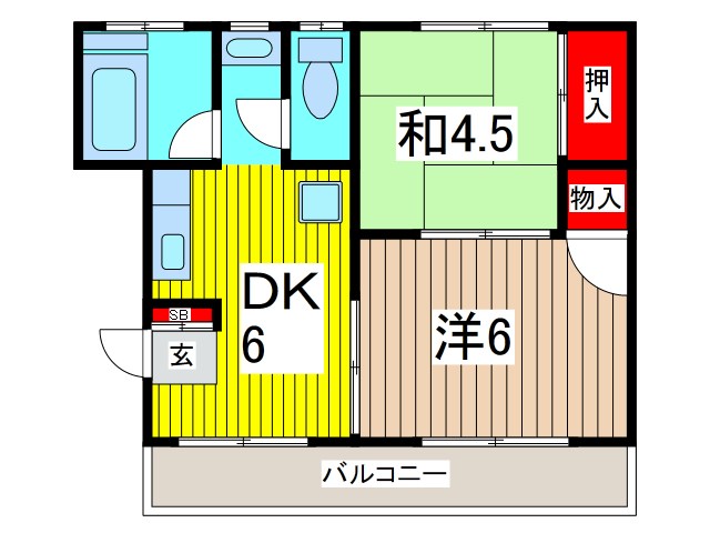 本町スカイコーポ 間取り