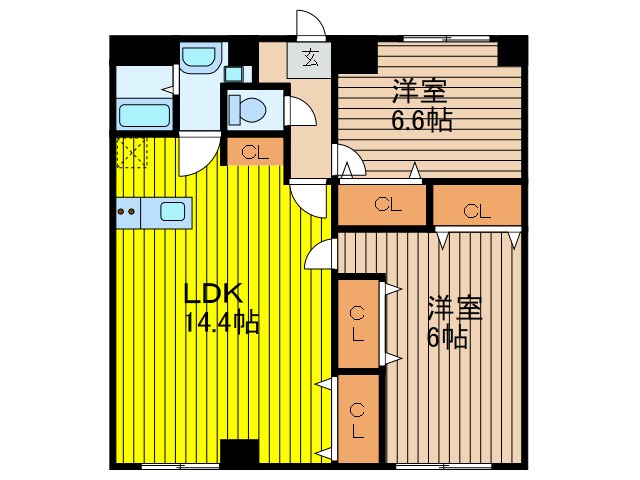 エンデカ東浦和 間取り