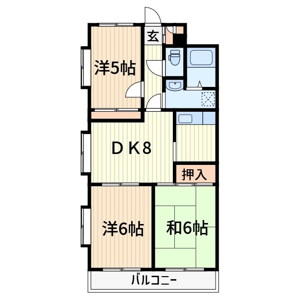 イーストビレッジ 間取り