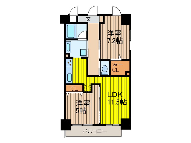 ソレイユ上落合 間取り